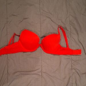 PINK Victoria's Secret Red Push-Up Bra